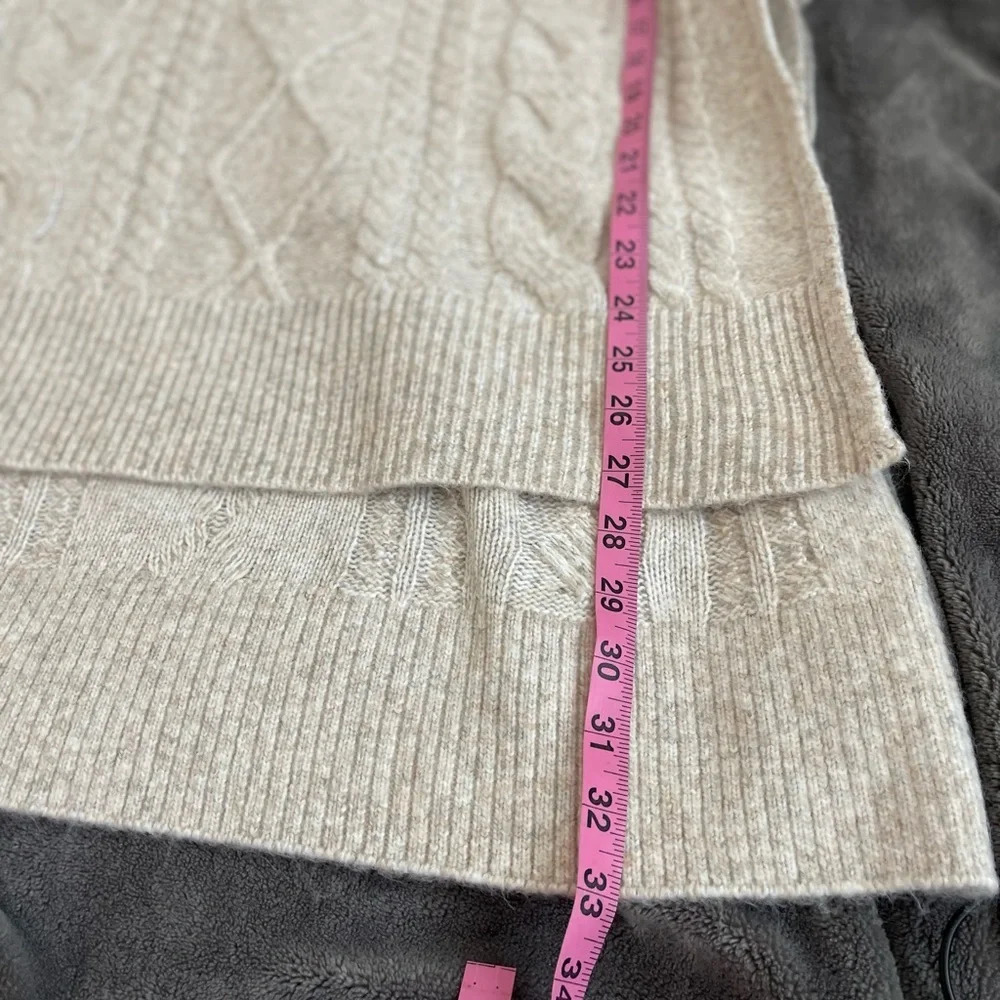 Cozy Cream Cable Knit Sweater - Picture 4 of 6